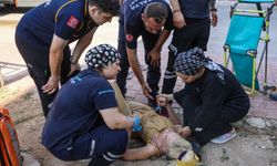 Antalya'da yanan evini görünce bayıldı