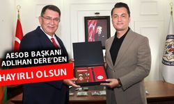 Alanya Kaymakamı Öztürk’e AESOB’dan hayırlı olsun ziyareti
