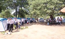 Antalya Büyükşehir izcileri Akseki'de kampta