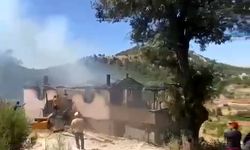 Eğirdir'de ev yangını