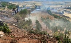 Ev yangını ormana sıçramadan söndürüldü