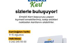 Konyaaltı'nda Emekli Kart için geri sayım