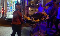 Motosikletli kurye kazada yaralandı