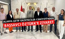 Alanya basınından Başsavcı Öztürk’e hayırlı olsun ziyareti