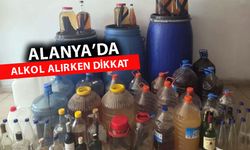 Alanya'da sahte alkol operasyonu