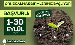 Antalya Büyükşehir'den üreticiye eğitim desteği