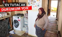 Yıkılacak binada bir başına kaldı
