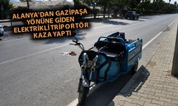 Elektrikli triportör kaza yaptı: 1 Yaralı