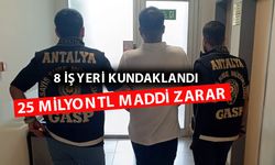 Antalya'da 8 iş yerini kundaklayan 2 şüpheli tutuklandı