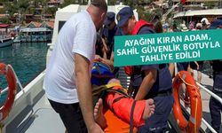 Antalya'da düştü! Sahil Güvenlik botuyla tahliye edildi