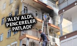 Antalya'da dairede çıkan yangını itfaiye söndürdü