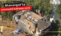 Bahçeye uçan otomobilin sürücüsü öldü