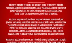 Manavgat Belediyesi'nden dolandırıcılık uyarısı