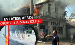 Antalya'da benzin döküp evi ateşe verdi