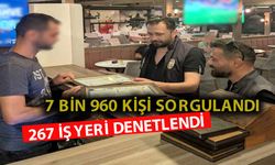 Antalya'da eş zamanlı asayiş uygulaması