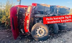 Antalya'da itfaiye aracı devrildi: 2 yaralı