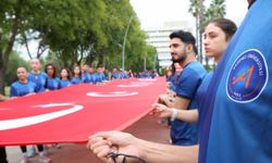 Akdeniz Üniversitesi'nde Cumhuriyet koşusu
