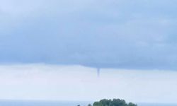 Alanya'da denizde hortum çıktı