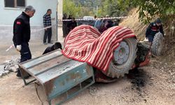 Devrilen traktörün altında kalıp, öldü