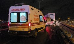 Otomobille çarpışan TIR sürücüsü yaralandı