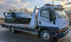 Sandıklı'da kaza: 2 yaralı