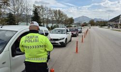 Trafik denetiminde 'elma hasadı' yoğunluğu