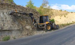 Manavgat yollarında kış mesaisi
