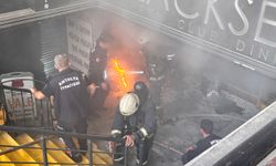 İş hanındaki yangın kısa sürede söndürüldü