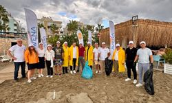 Alanya Oba Sahili’nde çevre için el ele