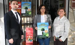 1 kilogram atık pil getirene zeytin fidanı hediye
