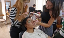 ATASEM kursiyerlerden korku filmi makyajı