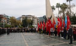 Atatürk Alanya'da anıldı