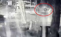 Antalya'da otomobilin takla atma anı kamerada