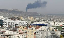 Katı atık yangınında duman kentin birçok noktasından görüldü