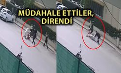 Alanya'da Rus vatandaşın eşini bıçakladığı anlar kamerada