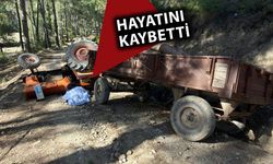 Antalya'da traktörün altında kaldı