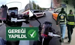 İçişleri Bakanlığı gereğini yaptı! Kırmızı ışıkta şov yapan motosikletli yakalandı