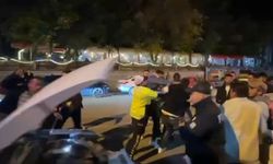 Kaza sonrası tekme ve yumruklu kavga