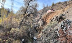 Okul yolunda korku dolu anlar: Servis uçuruma yuvarlandı