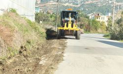 Alanya’da yollara kış bakımı