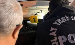 Yorgun mermi otomobilin tavanını deldi