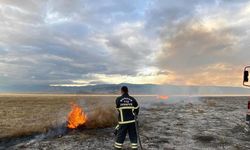 150 dönüm arazi yandı