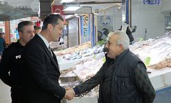Alanya Kaymakamı Öztürk'ten Halk Pazarı ve Balık Hali'ne ziyaret