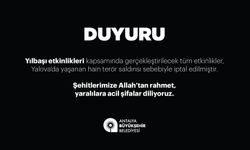 Antalya'da yılbaşı etkinlikleri iptal edildi