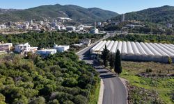 Alanya'da asfalt çalışması