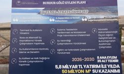 Bakan Yumaklı: Burdur Gölü'ne 5 yılda 5,8 milyar liralık yatırım yapacağız