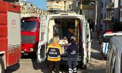 Ev yangınında dumandan etkilendi