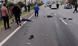 Gazipaşa'da otomobille çarpışan motosikletli hayatını kaybetti