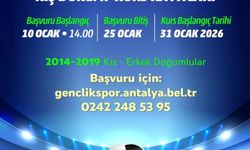 Futbol Akademisi kış dönemi kayıtları başlıyor