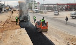 Kanalizasyon çalışması tamamlanan bölgelere asfalt